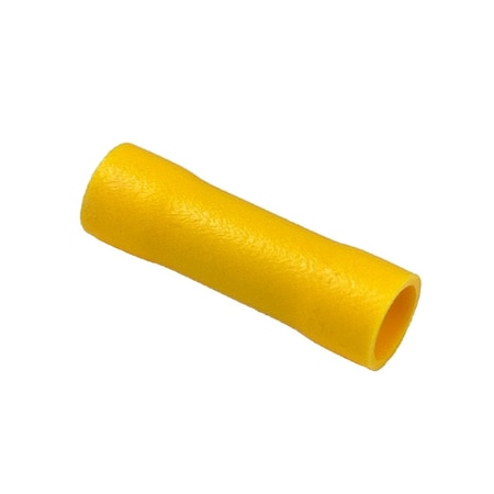 Remington Industries Butt Splice Wire Connector, Yellow, PVC Insulation, 10 PK BV5.5-10